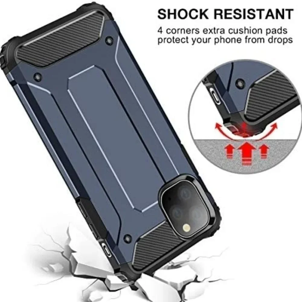 iPhone 11 Pro Case, Rugged Heavy Duty Armor Hybrid Dual Layer Slim Fit